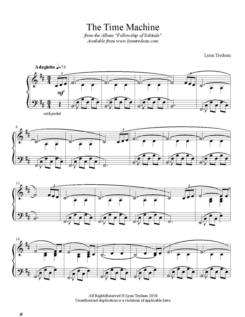 The Time Machine pdf sheet music immediate download
